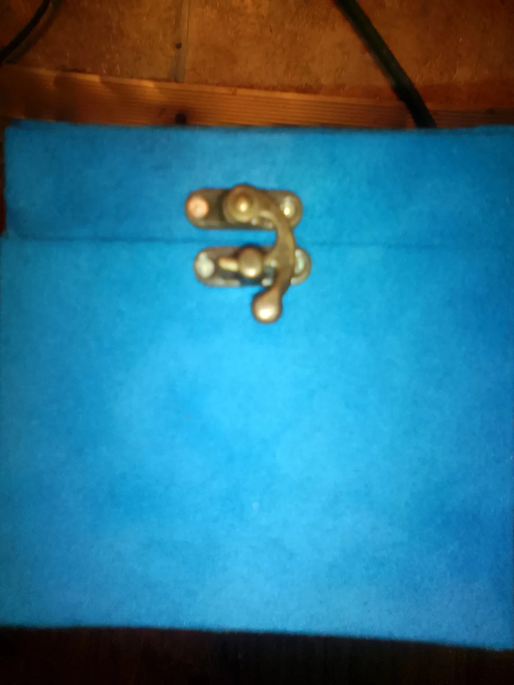 Blue Velvet Travel Jewelry Organizer